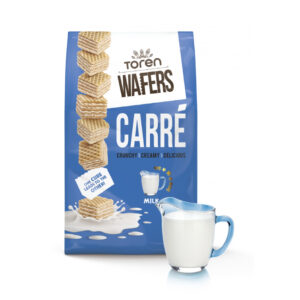 Tören Wafers Carré Milk Flavour Wafers (Pouch) 125g