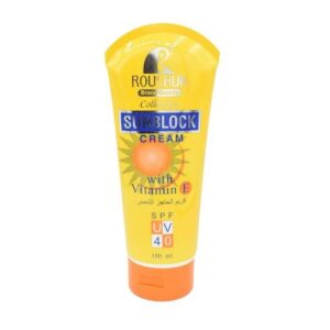 Roushun Sunblock Cream With Vitamin E – Spf 40 180ml