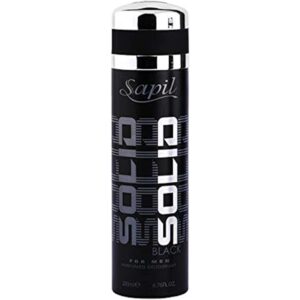 Sapil Solid for Men Black 200ml