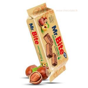 Mr.Bite Milk Chocolate Coated Wafers With Hazelnut Cream 38g