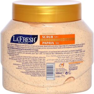 La Fresh Papaya Face Scrub, 500 ml