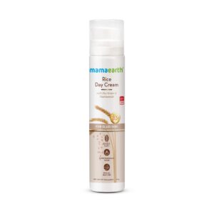 Mamaearth Rice Day Cream for daily use, With Rice Water & Niacinamide for Glass Skin – 50 g SAM