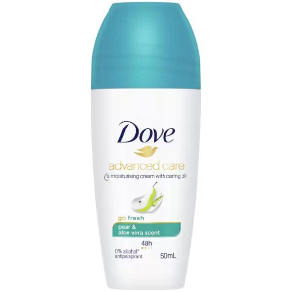 Dove Deodorant Roll On (Pear & Aloe Vera Scent)  50ml