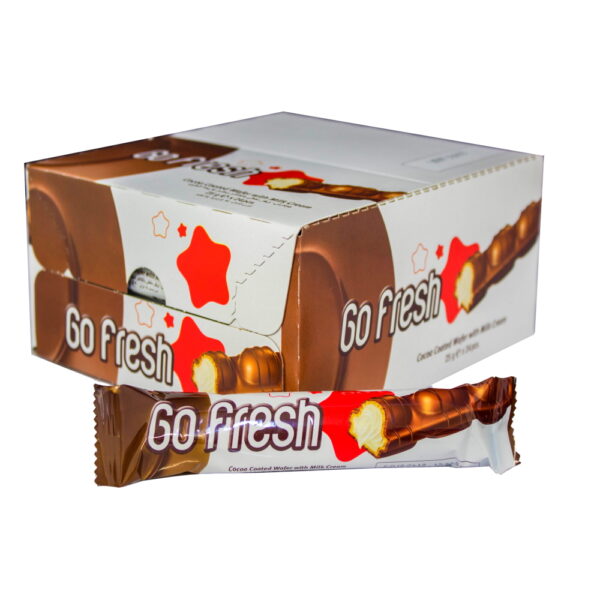 Go Fresh  20g x 24 Compound Chocolates Coated Wafer with Cocoa Cream