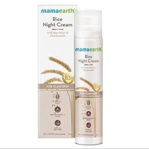 Mamaearth Rice Night Cream, for Clear Skin With Rice Water & Niacinamide – 50 g