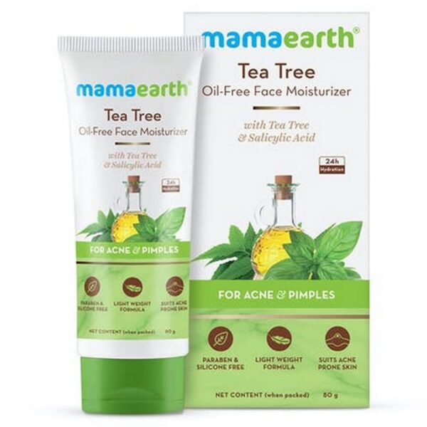 Mamaearth Tea Tree Oil-Free Face Moisturizer  80ml